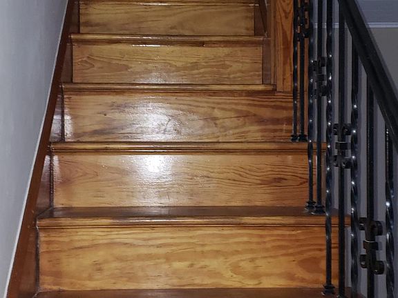 Hardwood stairs