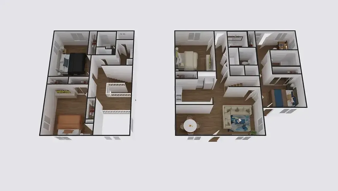 Floor plan 4x3 Townhome