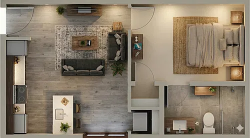 Floor plan 206