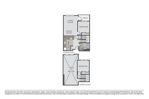 Floor plan Plan 21D Loft
