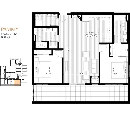 Floor plan Pammy