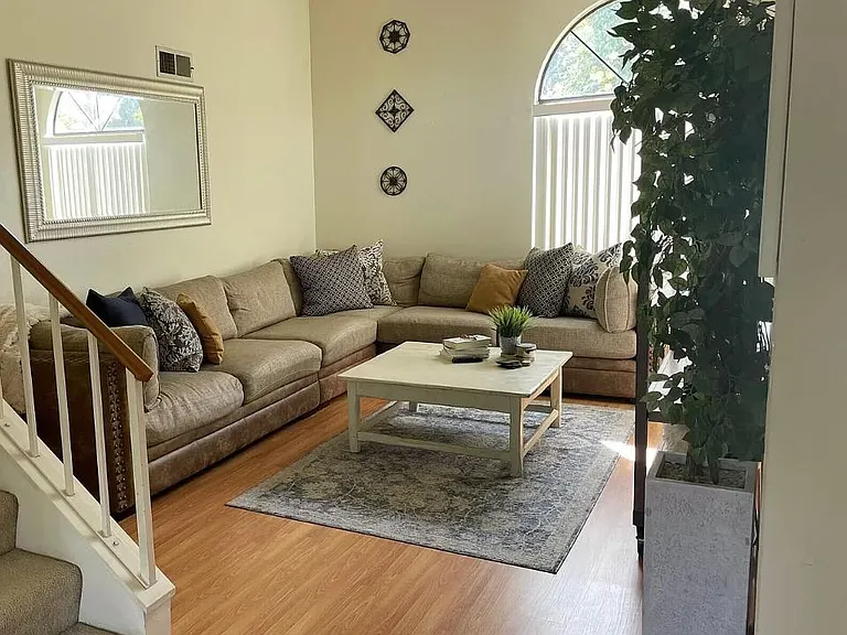 Formal living area - staged