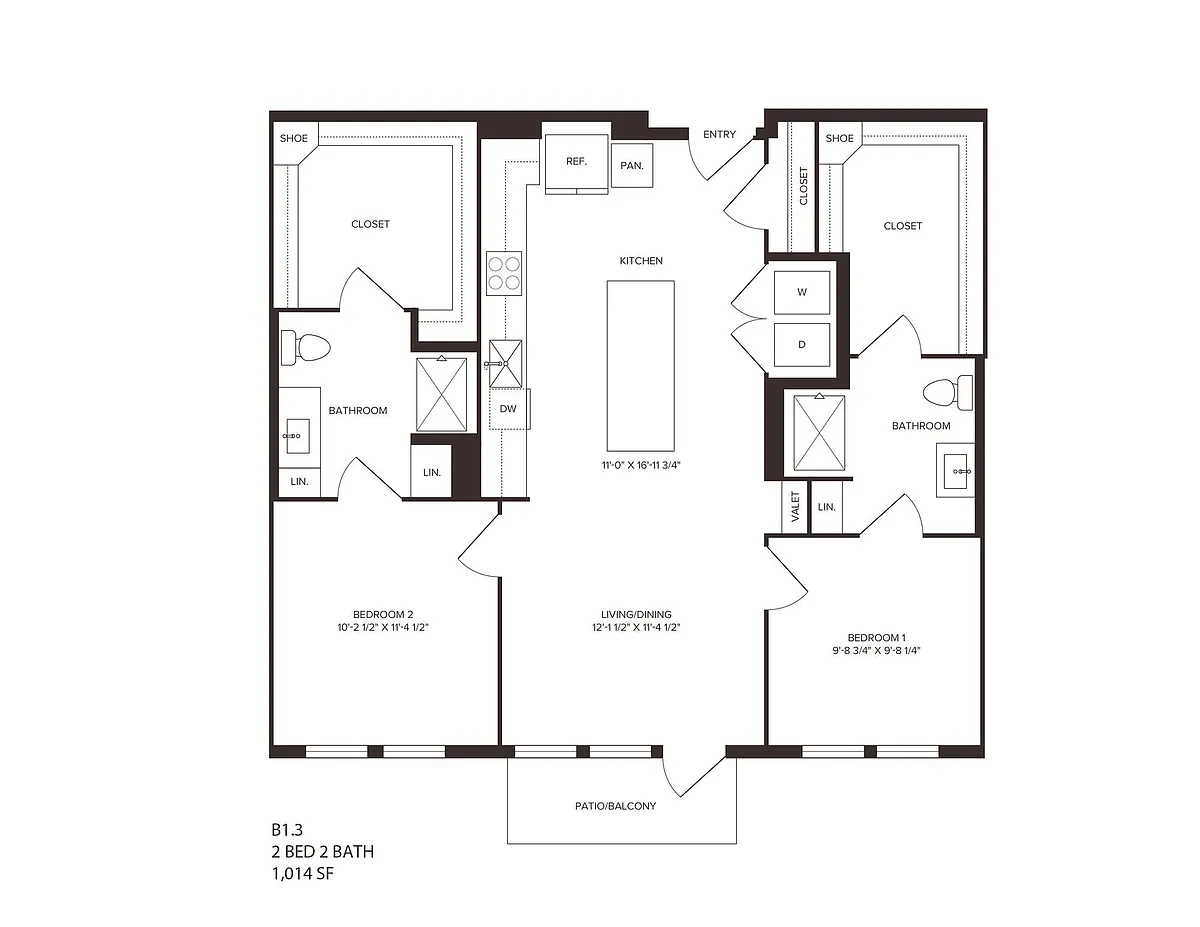 Floor plan B13
