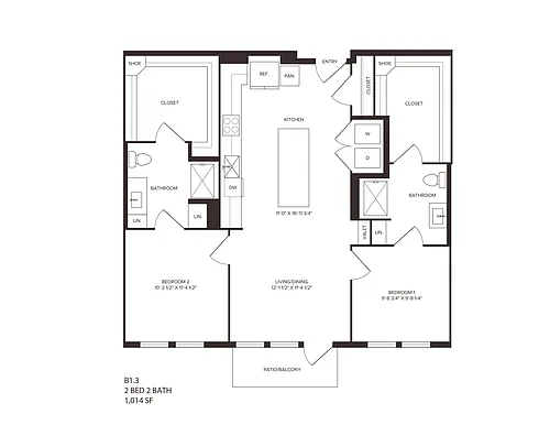 Floor plan B13