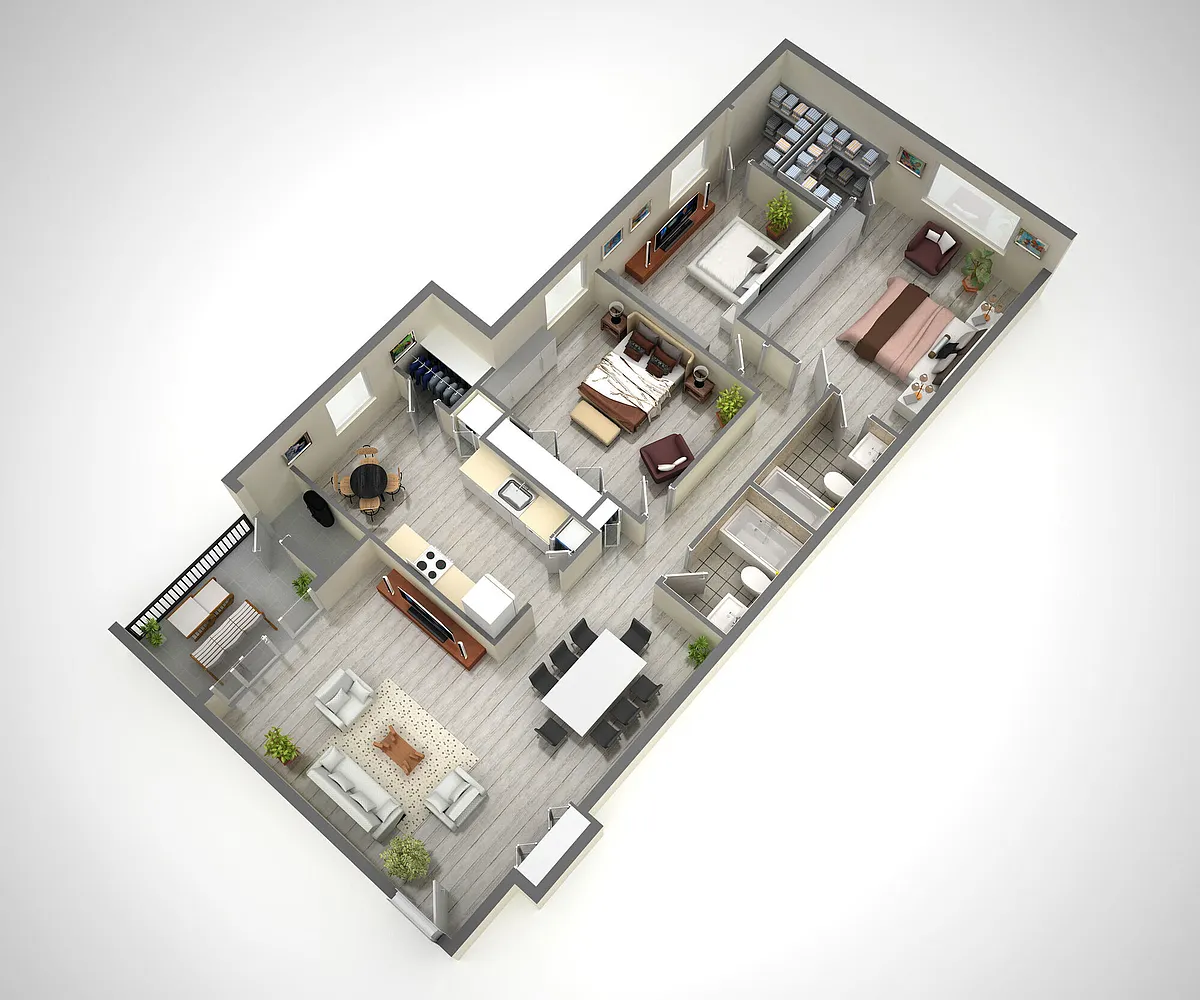 Floor plan C1R