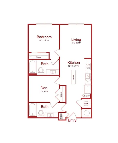 Floor plan A22D
