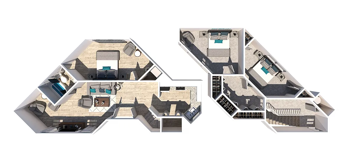 Floor plan The Lake House