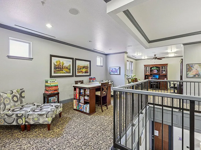 Enjoy game nights in the spacious card room at McDermott 55 in Plano.