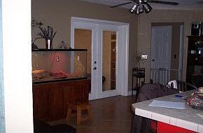 Doors to enclosed Porch