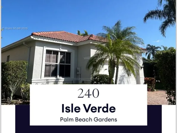 240 E Isle Verde Way, Palm Beach Gardens, FL 33418