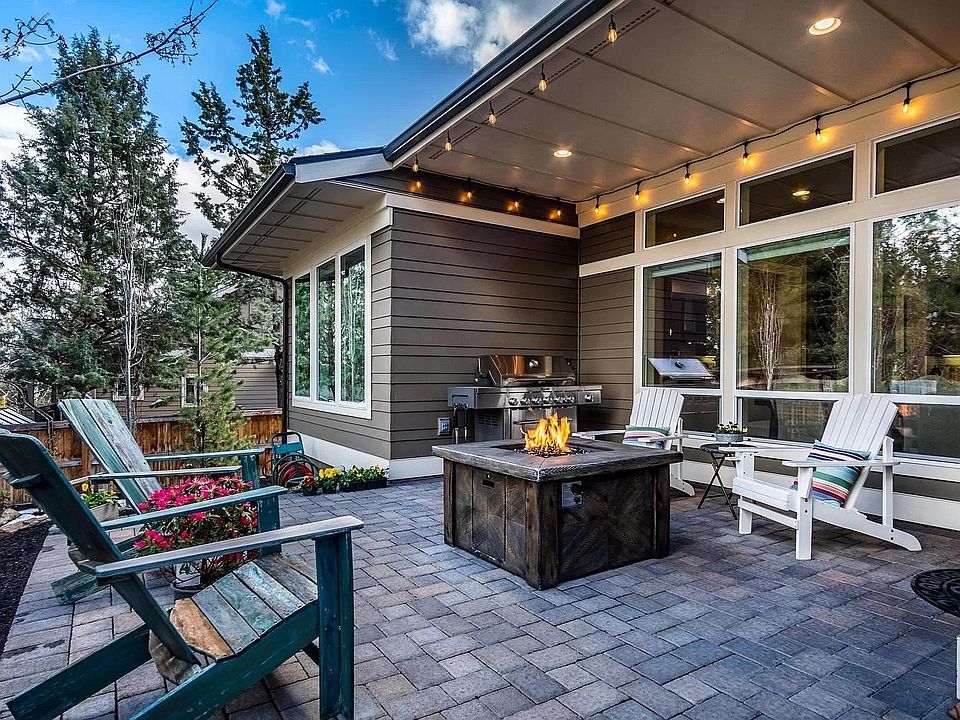 Back Patio with firepit