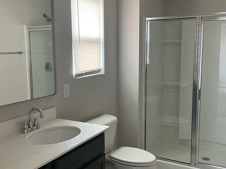 Master bathroom, double vanities