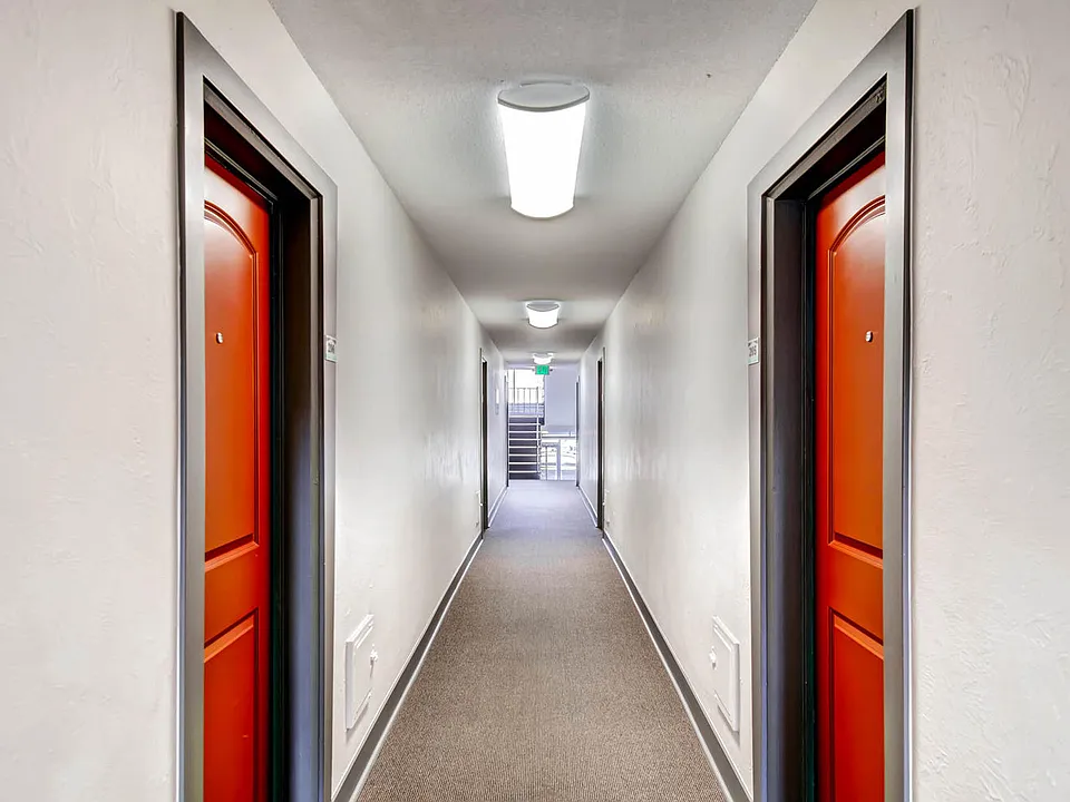 Hallway at Off Broadway Flats
