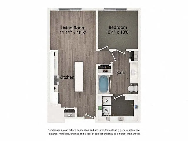 Floor plan 1A.A3