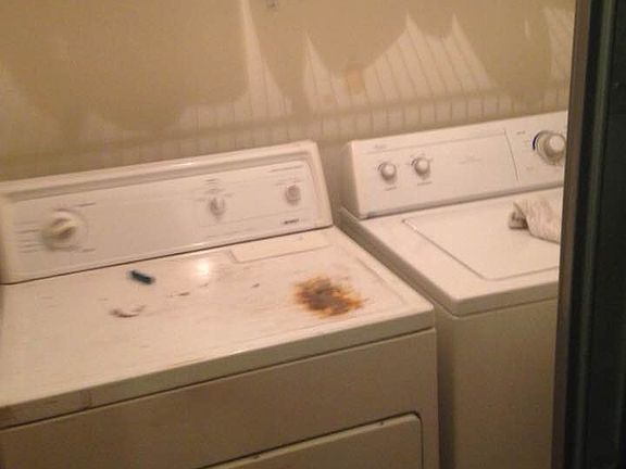 older dryer and washer incl