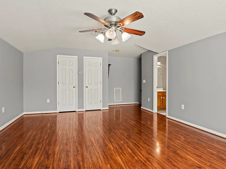 Upper level - private 5th (or 6th!) bedroom or alternate location for office with sky views - private bath