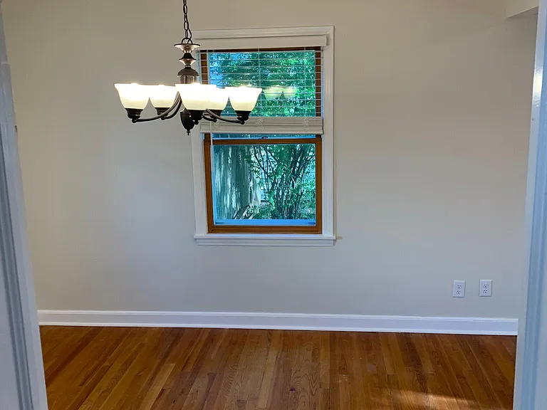 view of dining room from kitchen