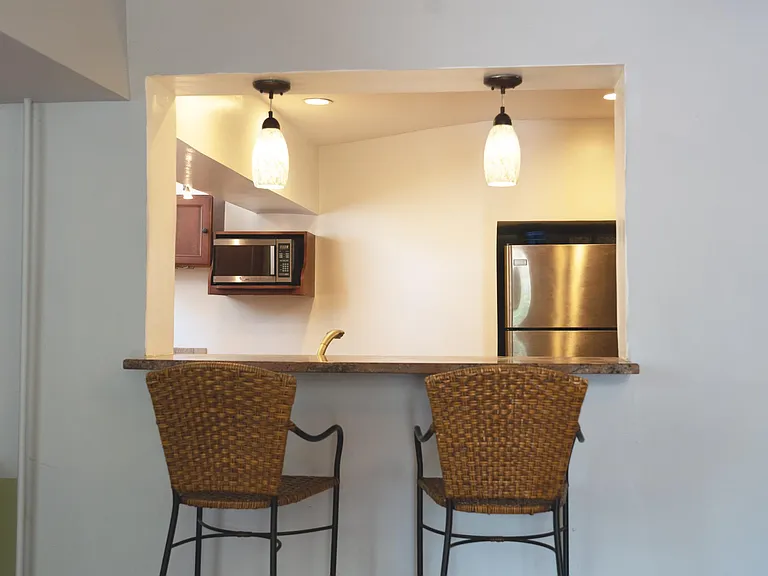 Pass through bar from kitchen to living room
