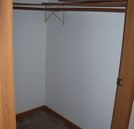 Hall closet in a one bed