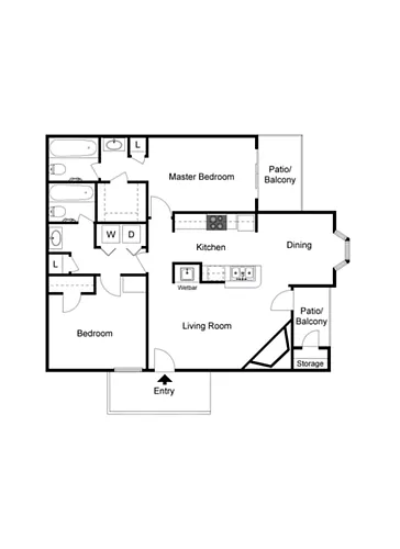 Floor plan The 950
