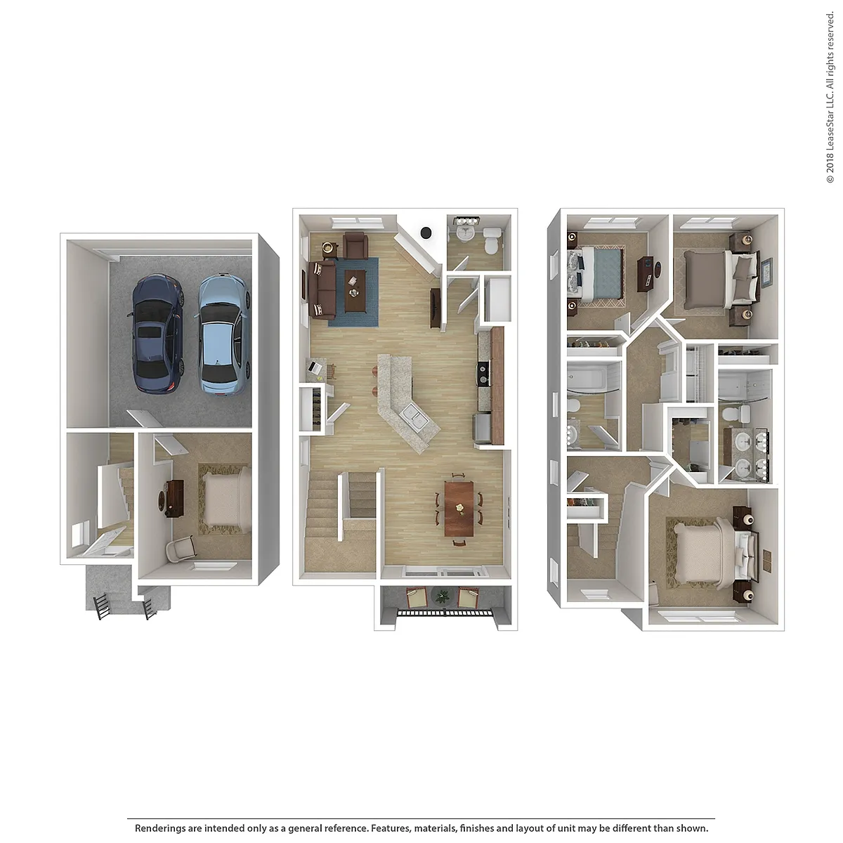 Floor plan 3x2.5 + Bonus Room