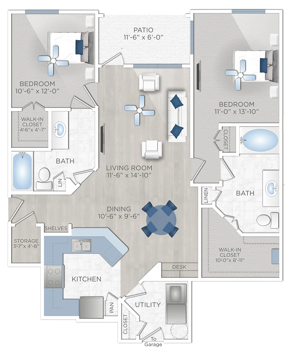 Floor plan GUADALUPE (C1)