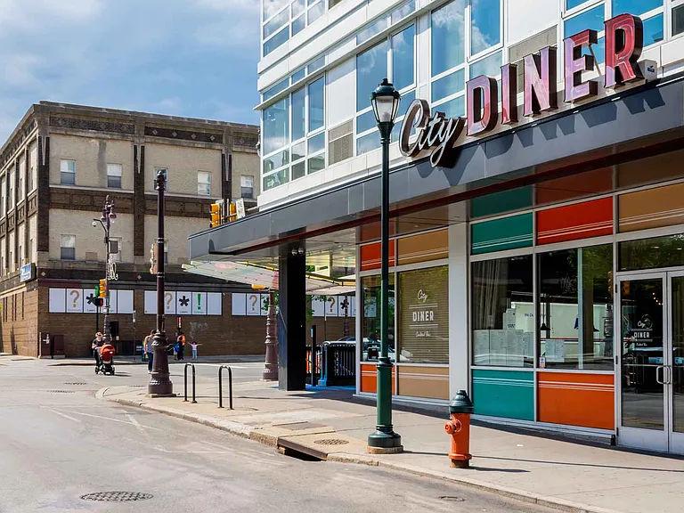 City Diner is is located within the community
