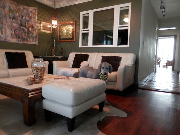 Living room and hallway