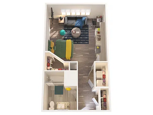 Floor plan Studio S1