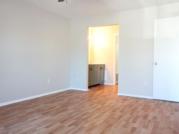 Master bedroom view 2 (6x6' walk-in closet and double vanity)
