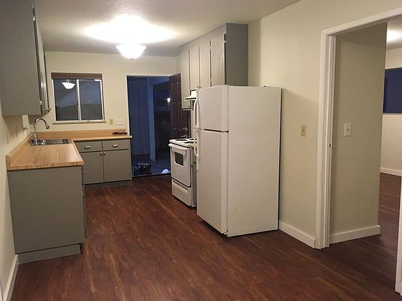 View kitchen and bedroom from living room