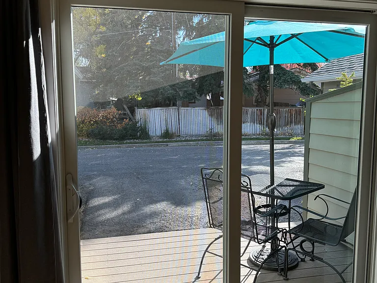 patio set can stay or go.