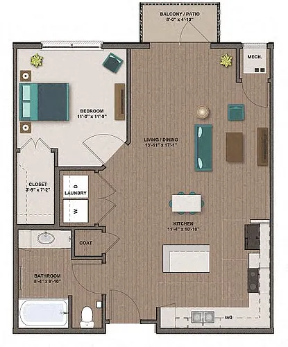 Floor plan Eastman