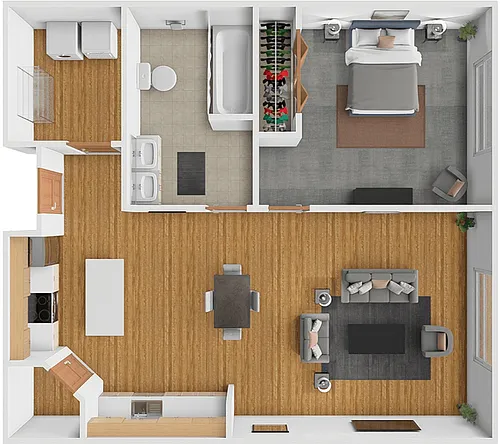 Floor plan Hiawatha
