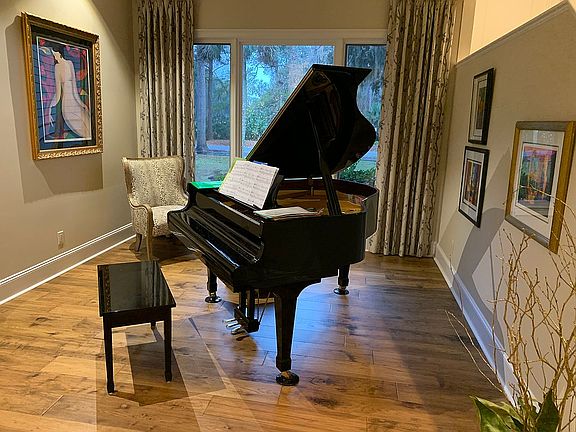 piano room or dining  room