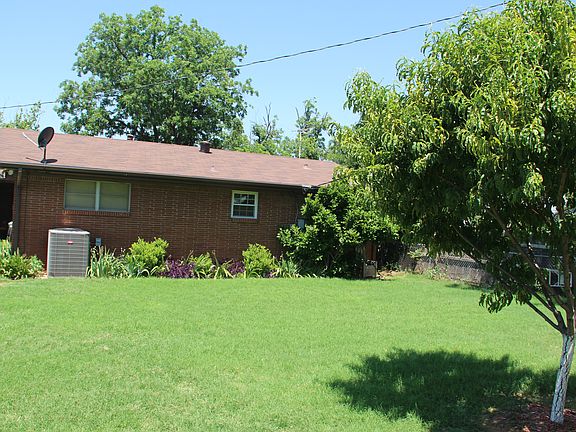 Fenced back yard