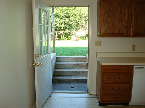 Back door view to yard