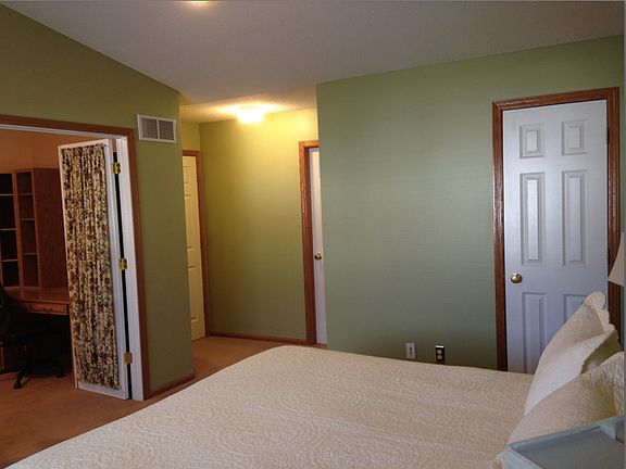 master bedroom with office