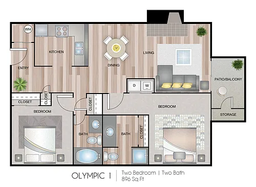 Floor plan Olympic 1