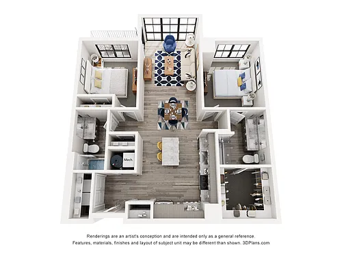 Floor plan Topsail - C1.C