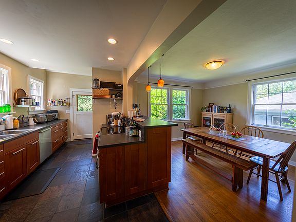 kitchen and dining room