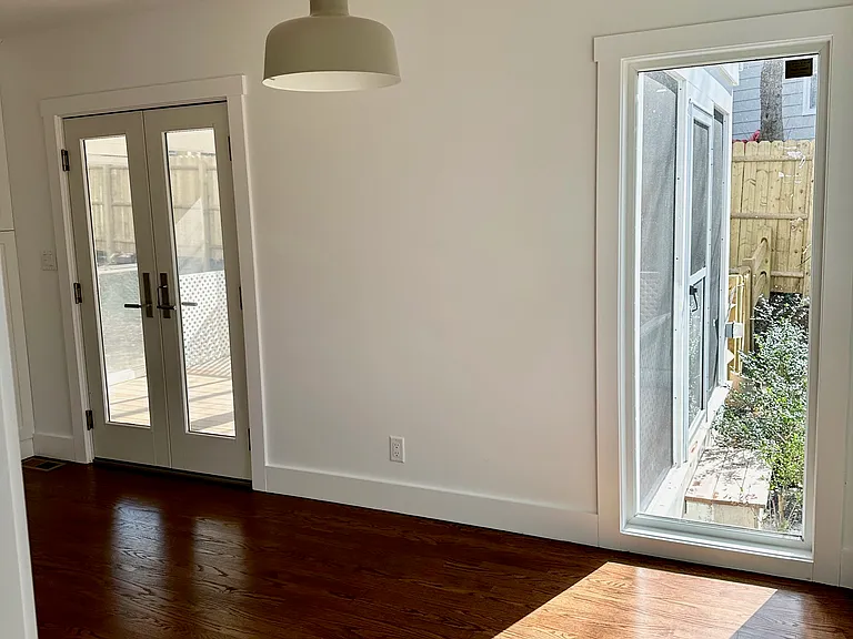 Eat in dining room.