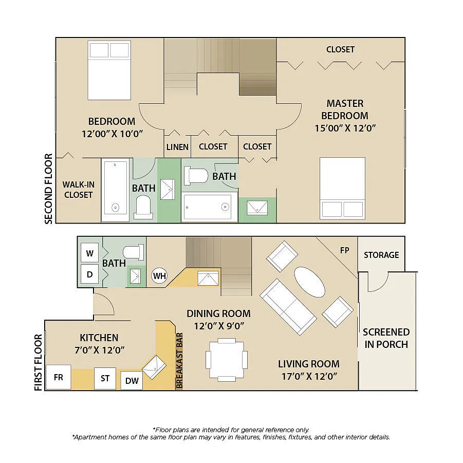 Floor plan Doral Townhome