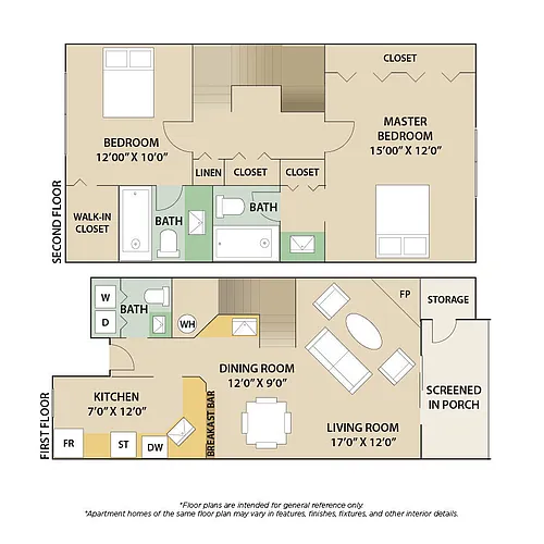 Floor plan Doral Townhome