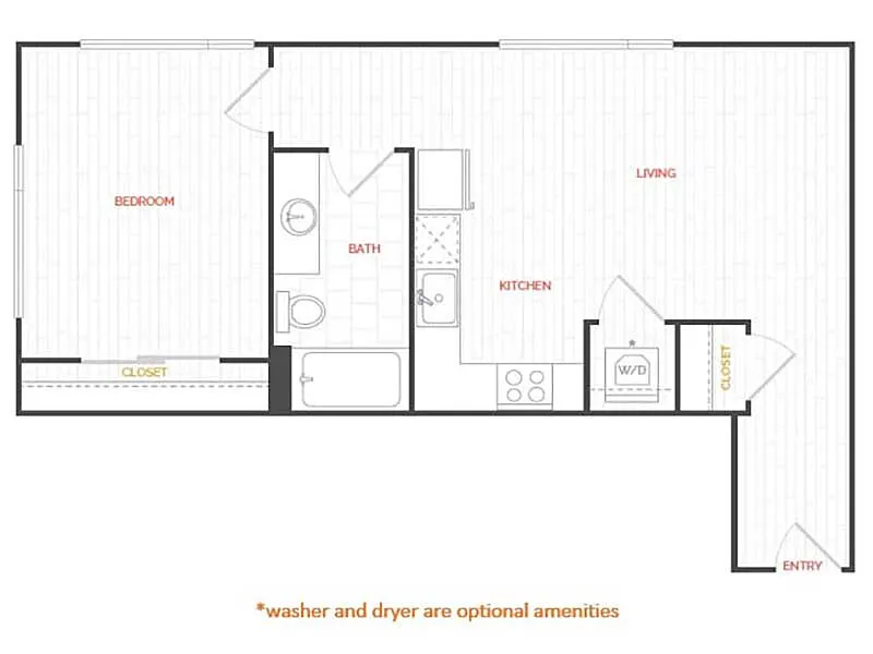 Floor plan 1X1-578