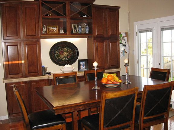 Dining room with buffet storage