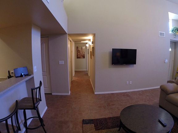 View from living room to hallway