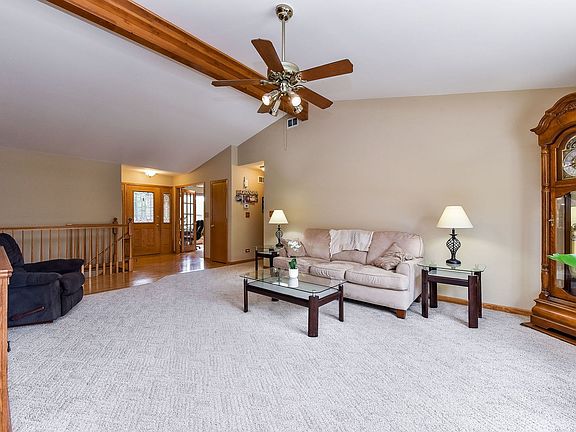 There is a stairway to the FULL basement that can be easily gated off or have a chair lift added.