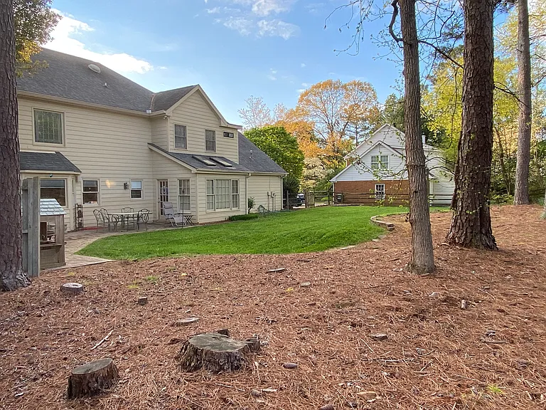 backside of the house