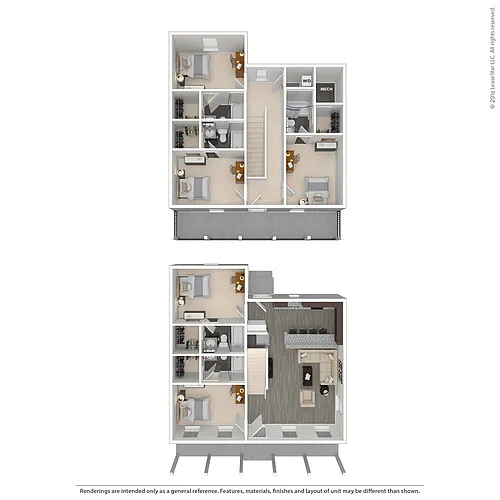 Floor plan 5 Cottage Upper Deck